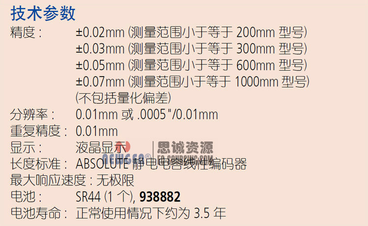 電子數(shù)顯卡尺帶SPC輸出(硬質(zhì)合金內(nèi)、外徑測量爪)500-175-20