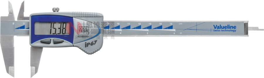 瑞士TESA數(shù)顯防水卡尺VALUELINE IP67